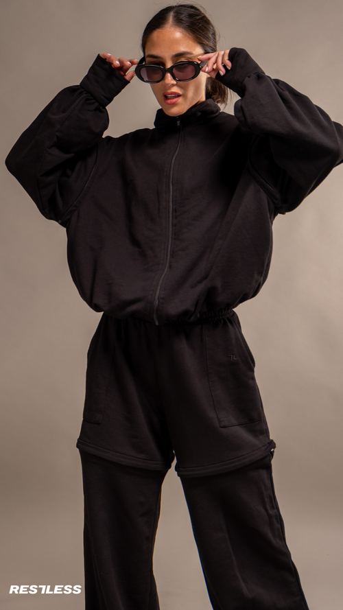 RESTLESS HIGH QUALITY FRENCH TERRIER COTTON ACTIVEWEAR SET WOMEN BLACK NOIR DARK |Color:NOIR
ropa deportiva RESTLESS para mujer bonita de alta calidad |Color:NOIR
ORGANIC COTTON NATURAL FABRICS
FABRICS|Color:NOIR