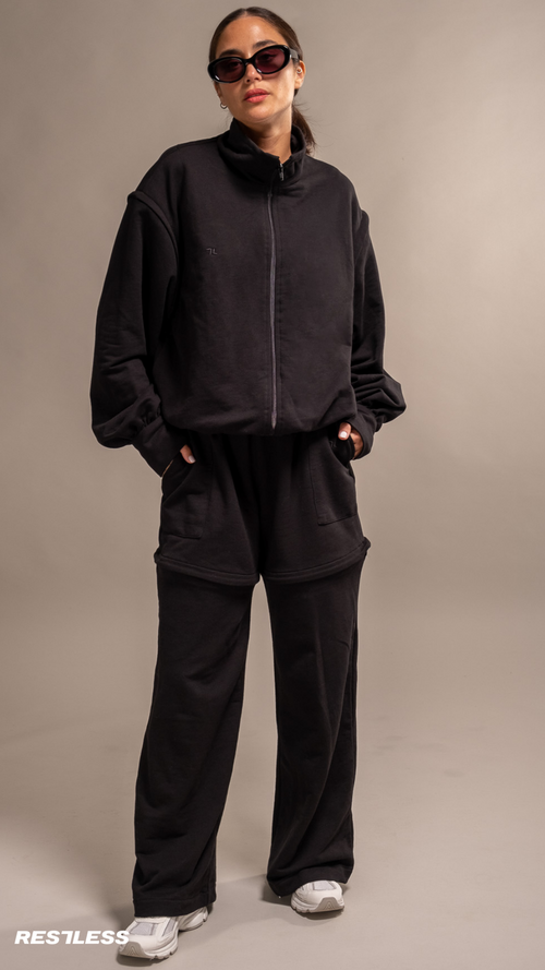 RESTLESS HIGH QUALITY FRENCH TERRIER COTTON ACTIVEWEAR SET WOMEN BLACK NOIR DARK |Color:NOIR
ropa deportiva RESTLESS para mujer bonita de alta calidad |Color:NOIR
ORGANIC COTTON NATURAL FABRICS
FABRICS|Color:NOIR