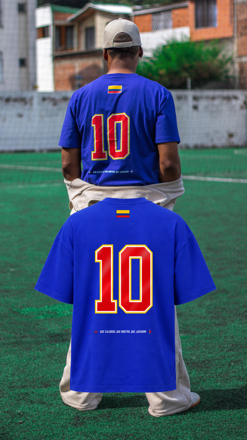 CAMISETA PARA EL MUNDIAL FUTBOL COLOMBIA 2026|Color:AZUL