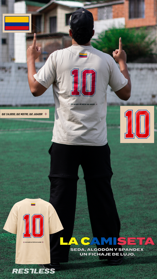CAMISETA PARA EL MUNDIAL FUTBOL COLOMBIA 2026|Color:GOLD