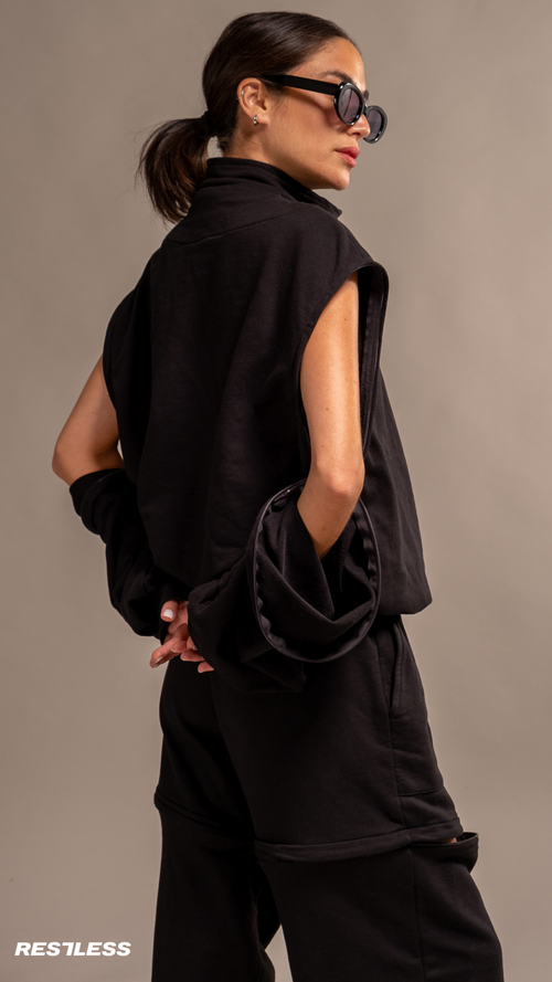 RESTLESS HIGH QUALITY FRENCH TERRIER COTTON ACTIVEWEAR SET WOMEN BLACK NOIR DARK |Color:NOIR

ropa deportiva RESTLESS para mujer bonita de alta calidad |Color:NOIR

ORGANIC COTTON NATURAL FABRICS
FABRICS|Color:NOIR