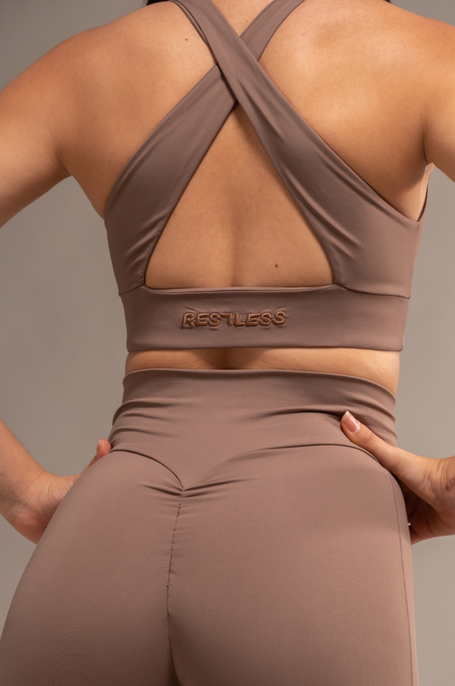 HIGH QUALITY RESTLESS ACTIVEWEAR SET WOMEN |Color:TIERRA

ropa deportiva RESTLESS para mujer bonita de alta calidad  ROPA DEPORTIVA COLOMBIA ROPA DEPORTIVA ORGANICA |Color:TIERRA